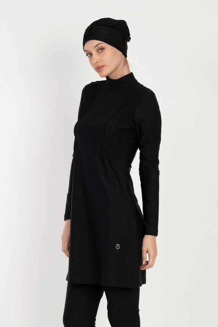 MDS Women 6021 Black Burkini - Brive-la-Gaillarde