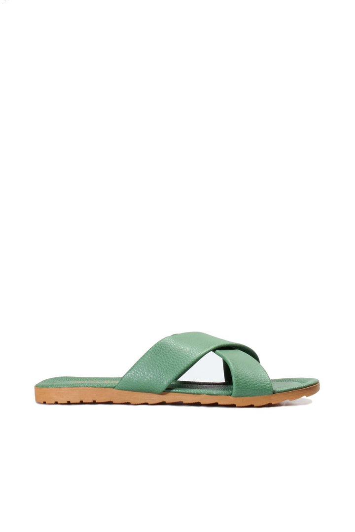 FST Woman Flat Slipper 935ZA111 GREEN - Braine-l’Alleud