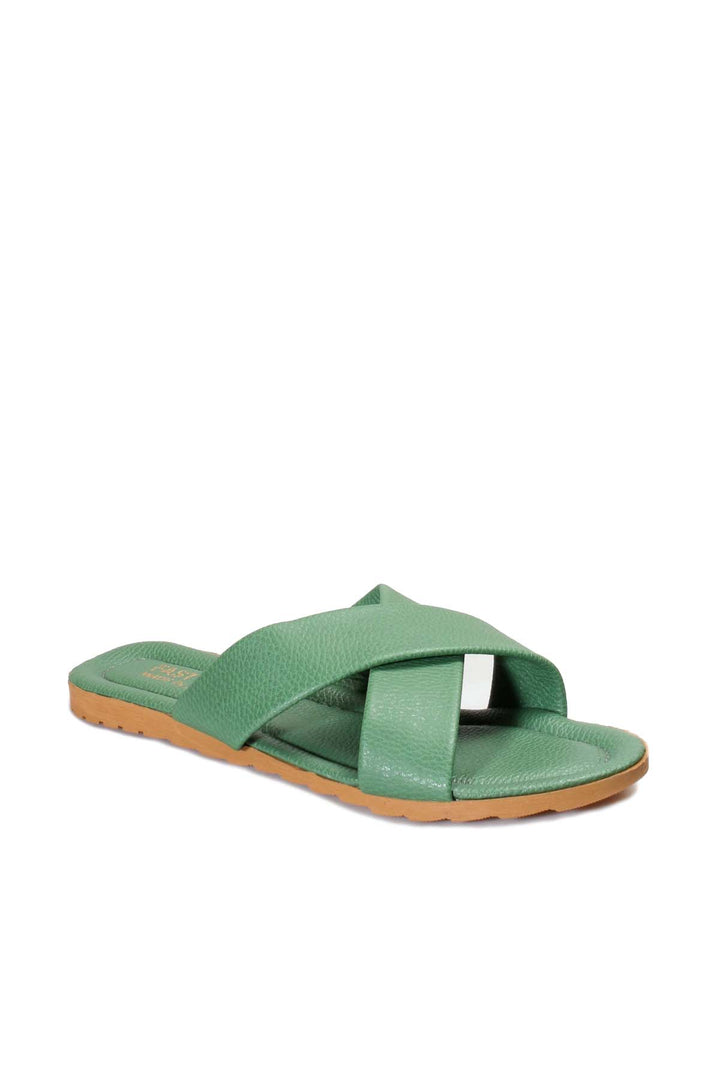 FST Woman Flat Slipper 935ZA111 GREEN - Braine-l’Alleud