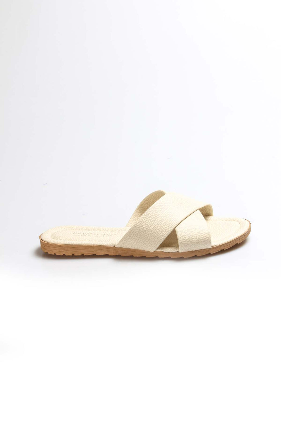 FST Woman Flat Slippers 935ZA111 Beige - Blackburn