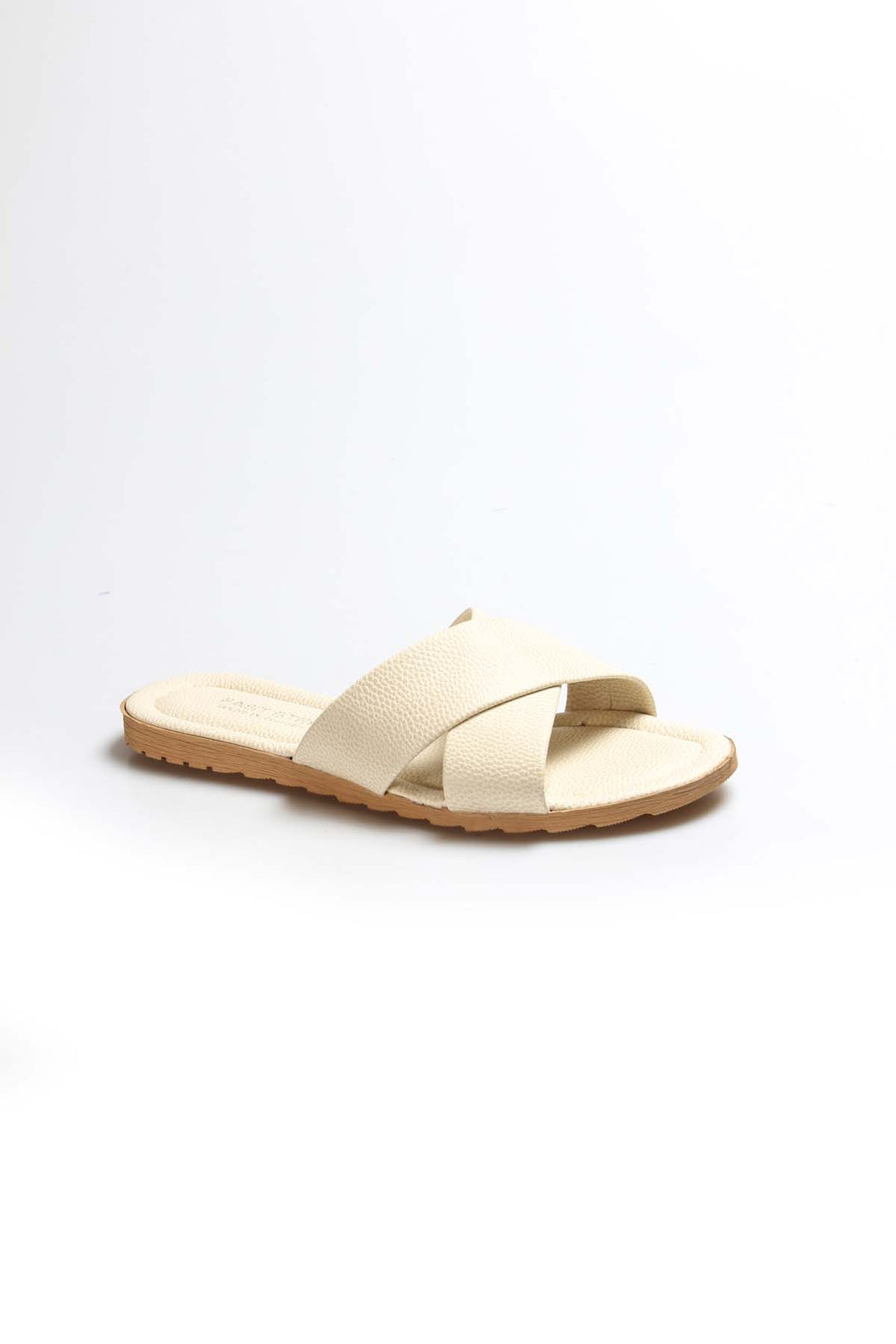 FST Woman Flat Slippers 935ZA111 Beige - Blackburn