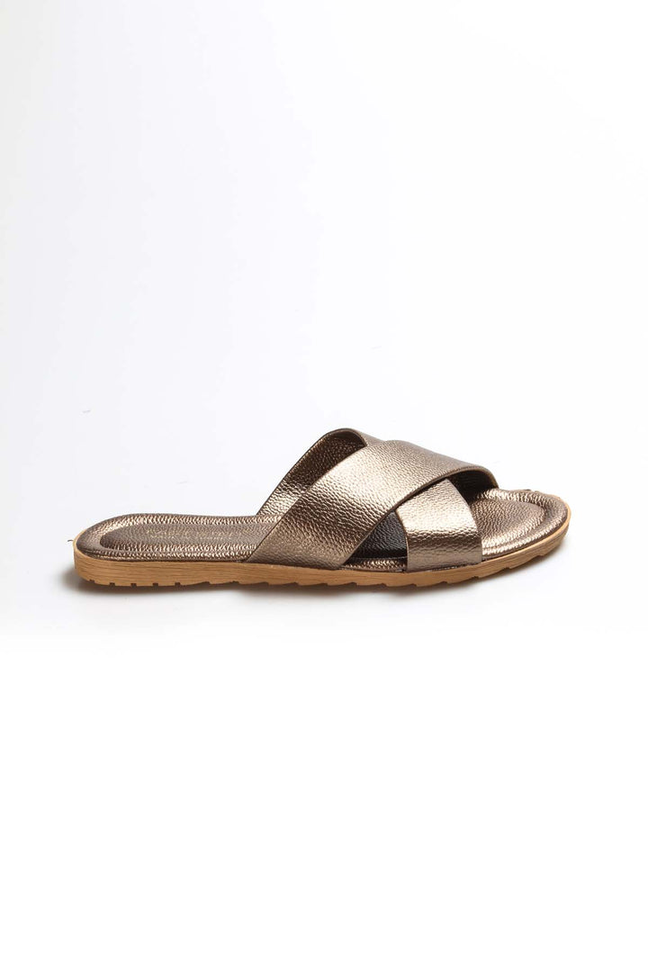 FST Woman Flat Slipper 935ZA111 Copper - West Jordan