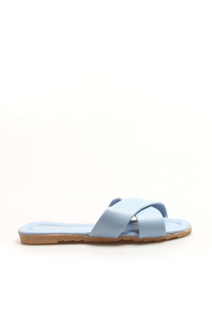 FST Woman Flat Slipper 935ZA111 Denim Blue - Urmston