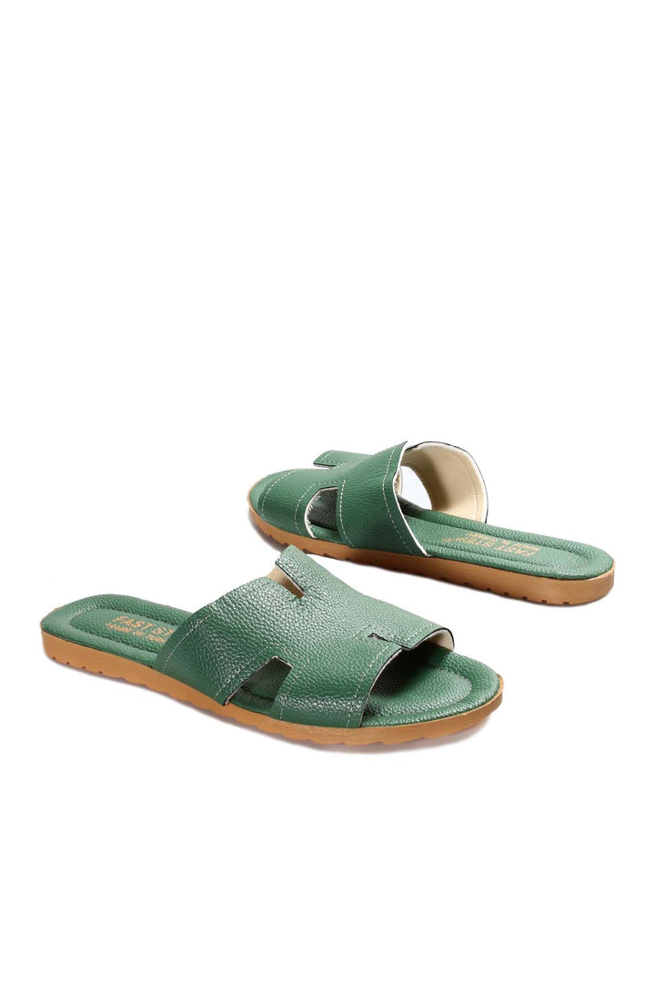 FST Woman Flat Slipper 935ZA113 Green - Dothan