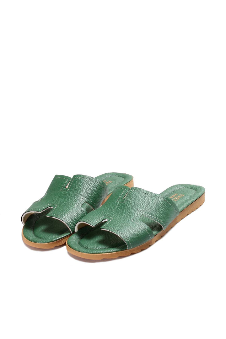 FST Woman Flat Slipper 935ZA113 Green - Dothan