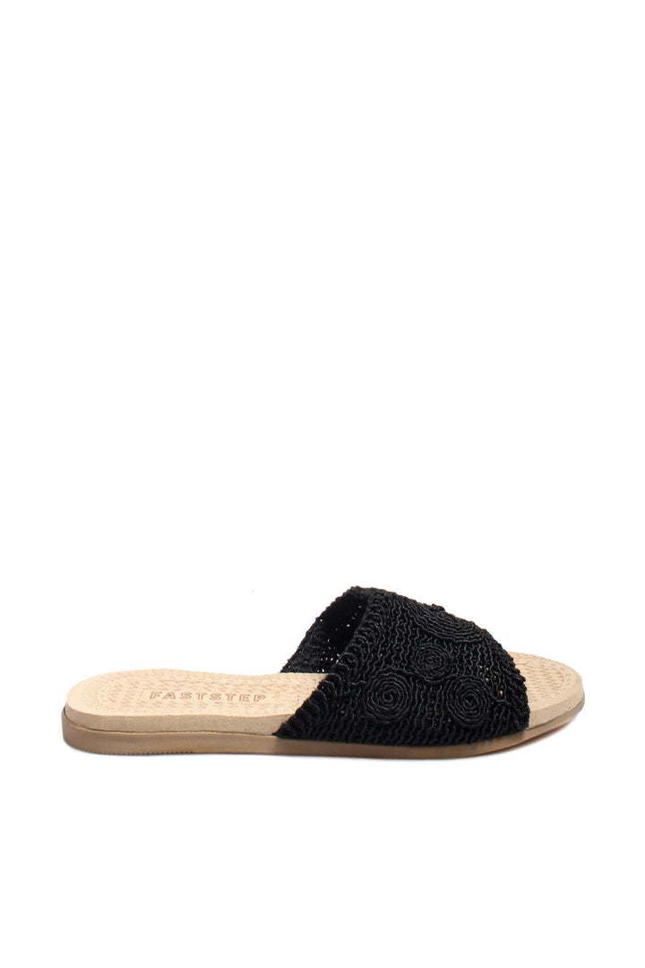 FST Woman Flat Slipper 935ZA370 Black - Princeton