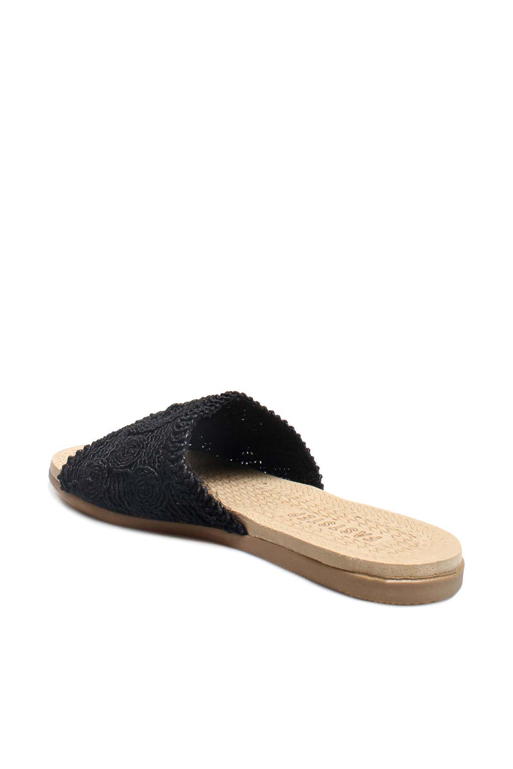 FST Woman Flat Slipper 935ZA370 Black - Princeton