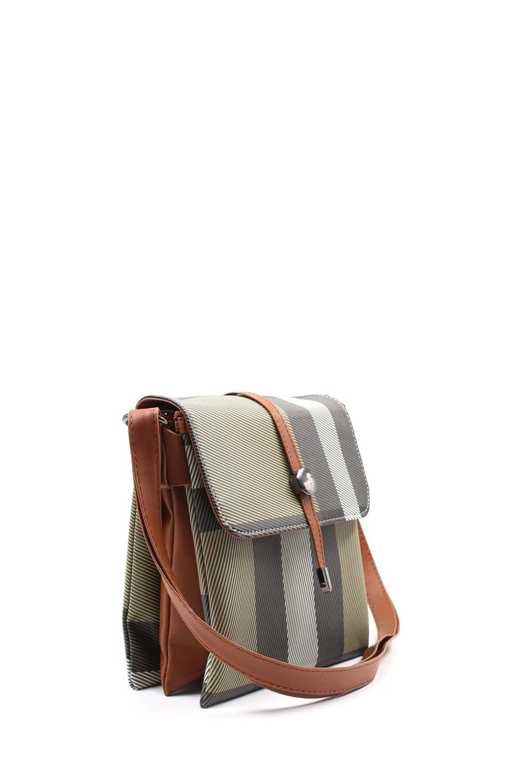 FST Woman Handbag 337CA1112 Khaki - Kanasín