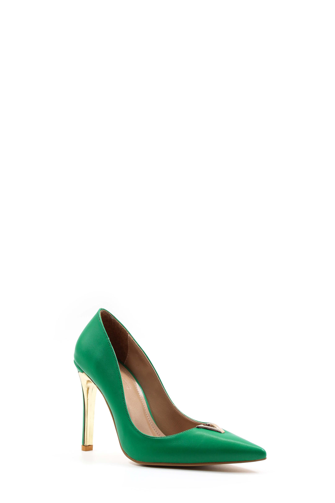 FST Woman Thin Heel Shoe 792ZA017-662 GREEN - Misterbianco