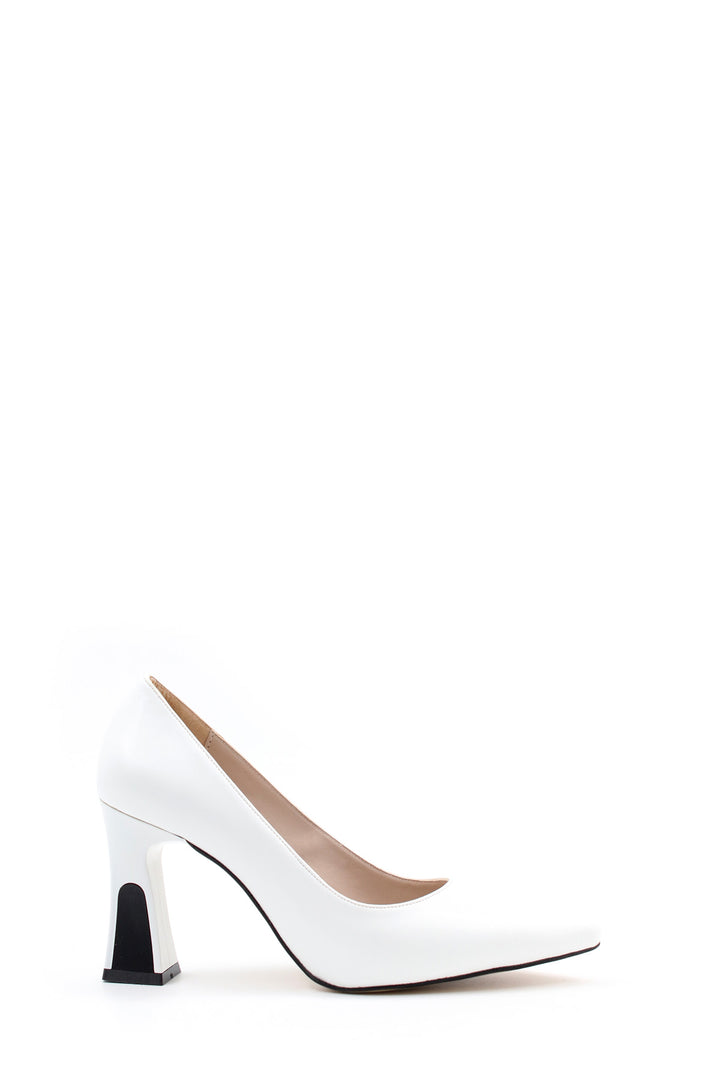 FST Woman Thin Heel Shoe 792ZA3910 White - Tarbes