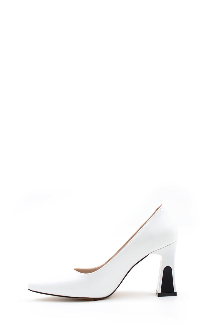 FST Woman Thin Heel Shoe 792ZA3910 White - Tarbes