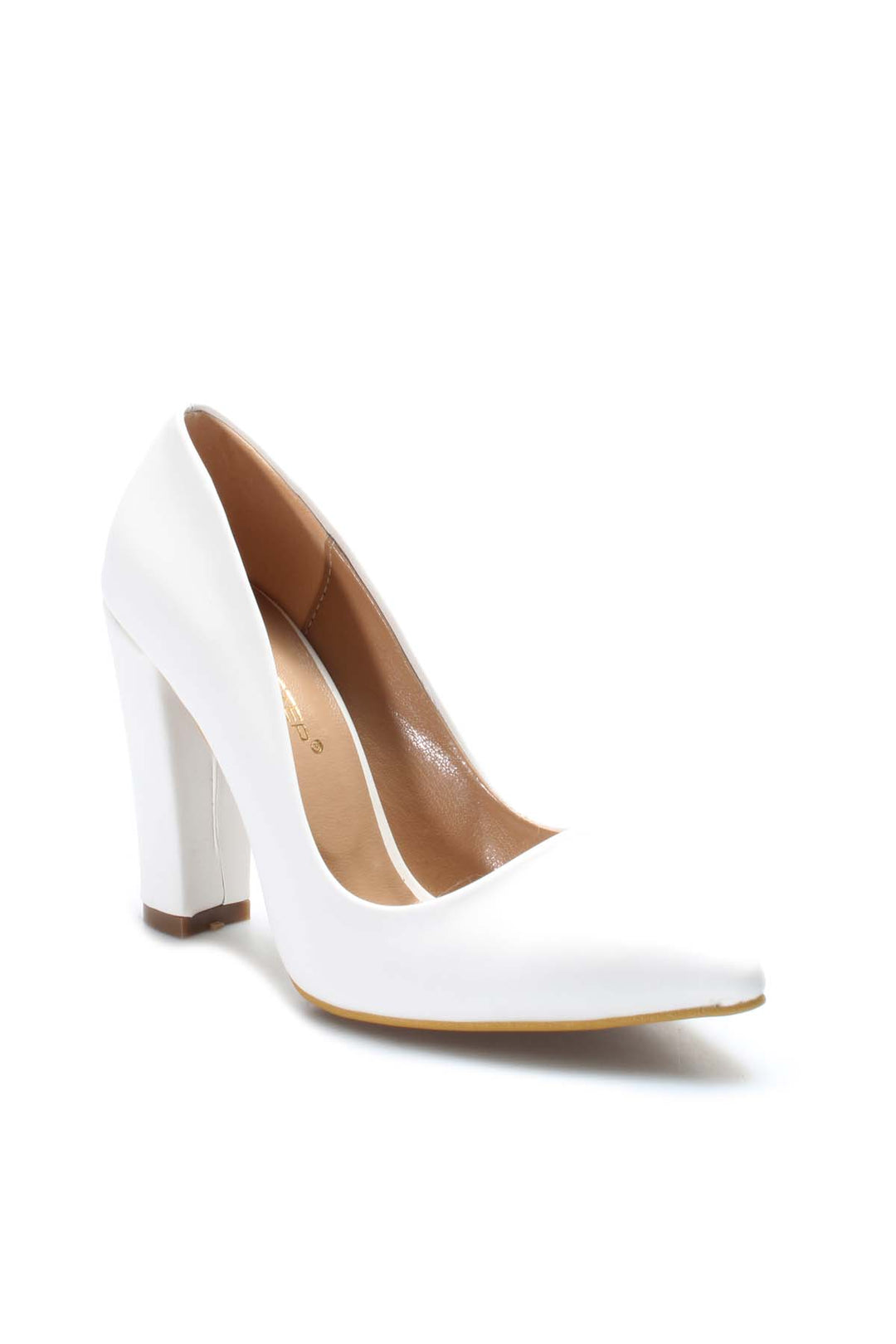 FST Woman Thick Heeled Shoe 610ZA1801 White - Sankt Augustin