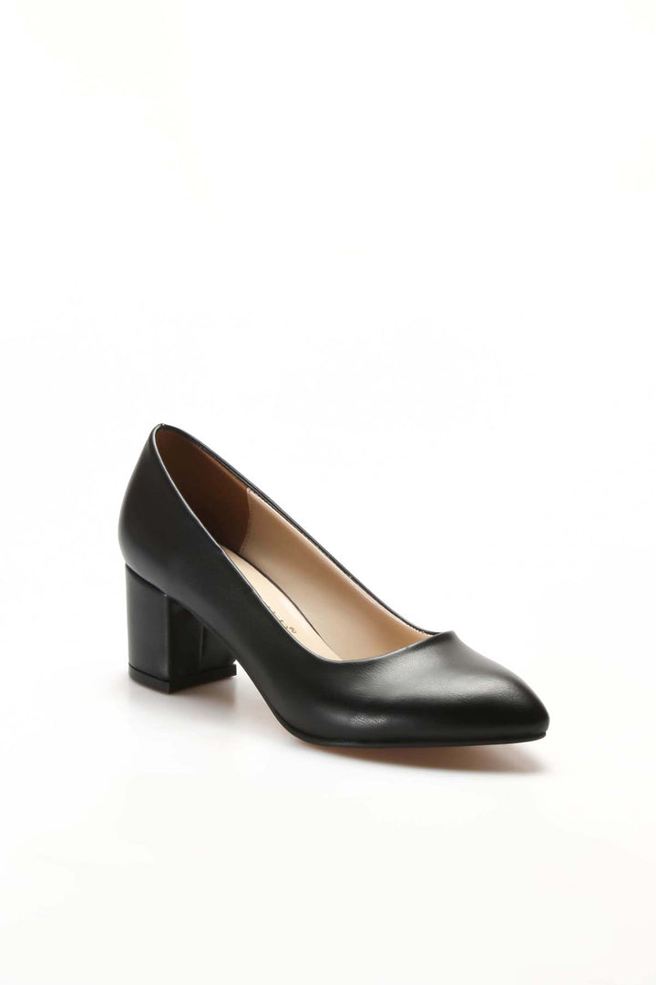 FST Woman Thick Heeled Shoe 961ZA559 Black - Waipahu