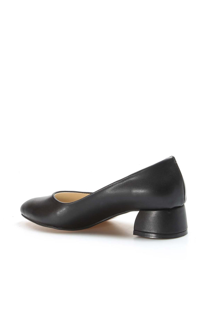 FST Woman Short Heeled Shoe 961ZA558 Black - San Mateo