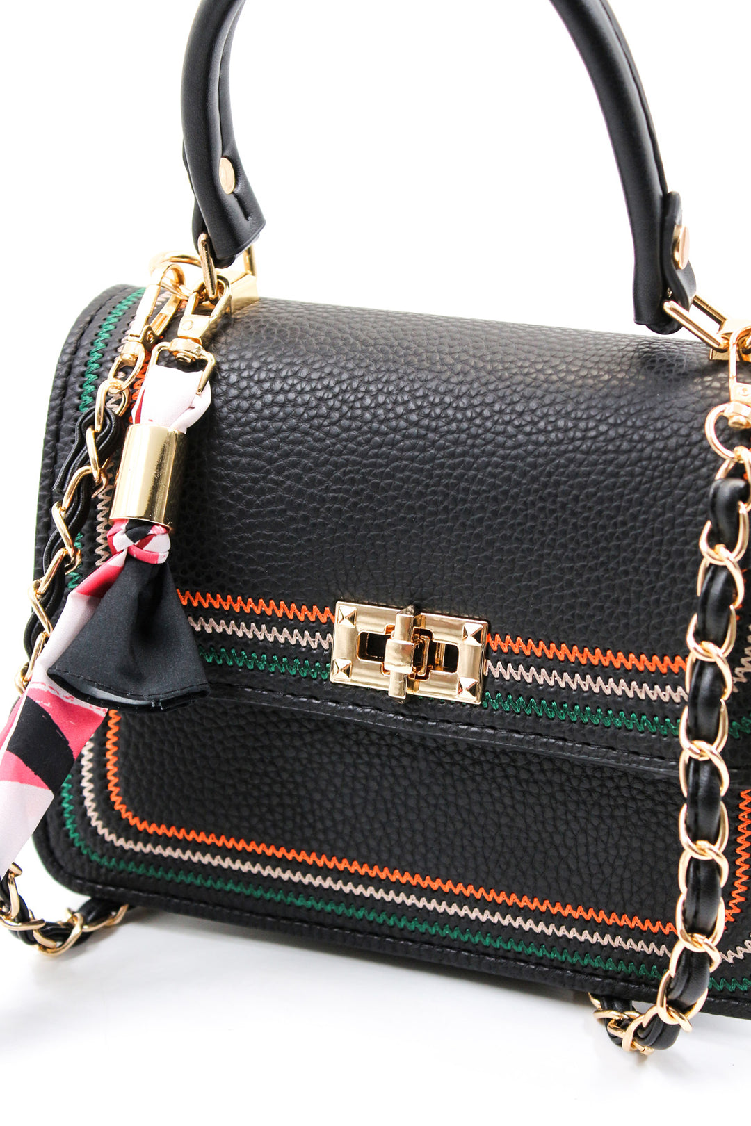 FST Woman Shoulder Bag 977CA5143 Black - San Angelo