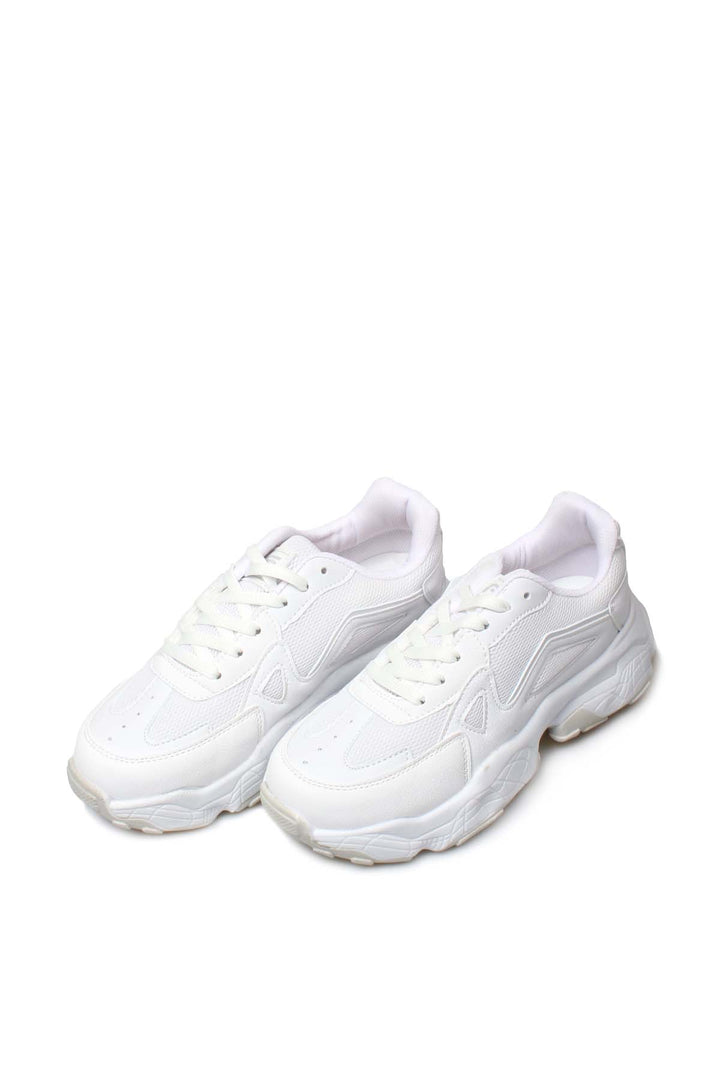 FST Women's Sneaker Shoes 666ZA141 White - Douai