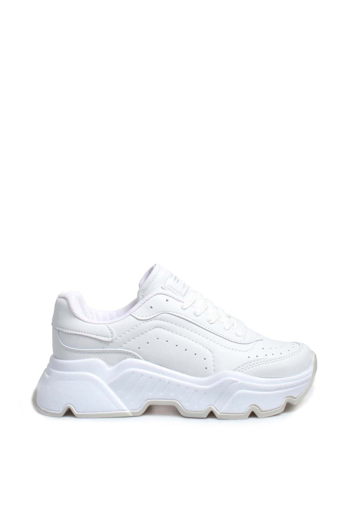 FST Women's Sneaker Shoes 666ZA146 White - Luton