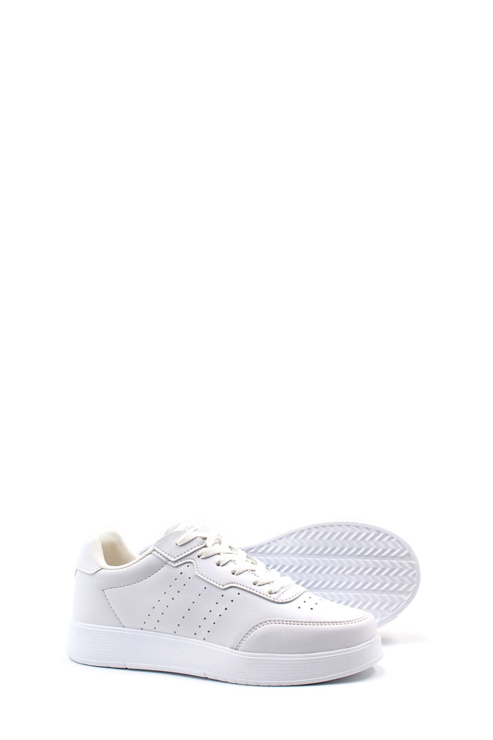 FST Women's Sneaker Shoes 666ZA158 White - Glasgow