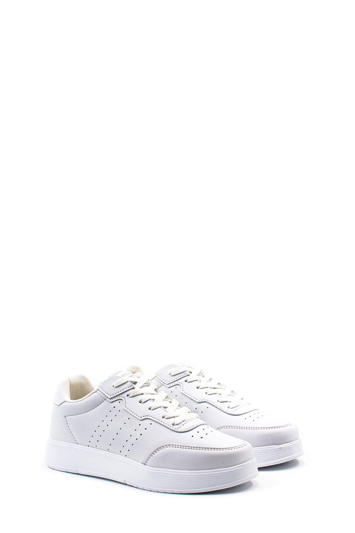 FST Women's Sneaker Shoes 666ZA158 White - Glasgow