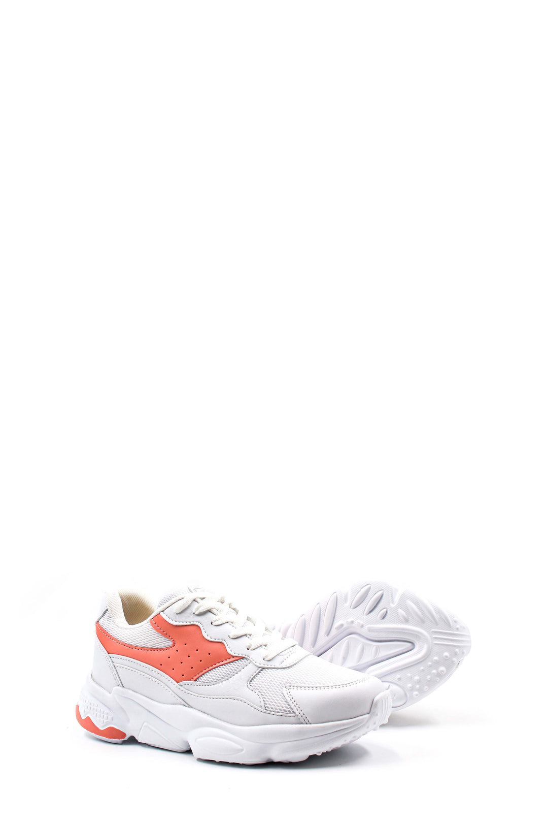 FST Women's Sneaker Shoes 666ZA168 White Rose Pink - Portsmouth