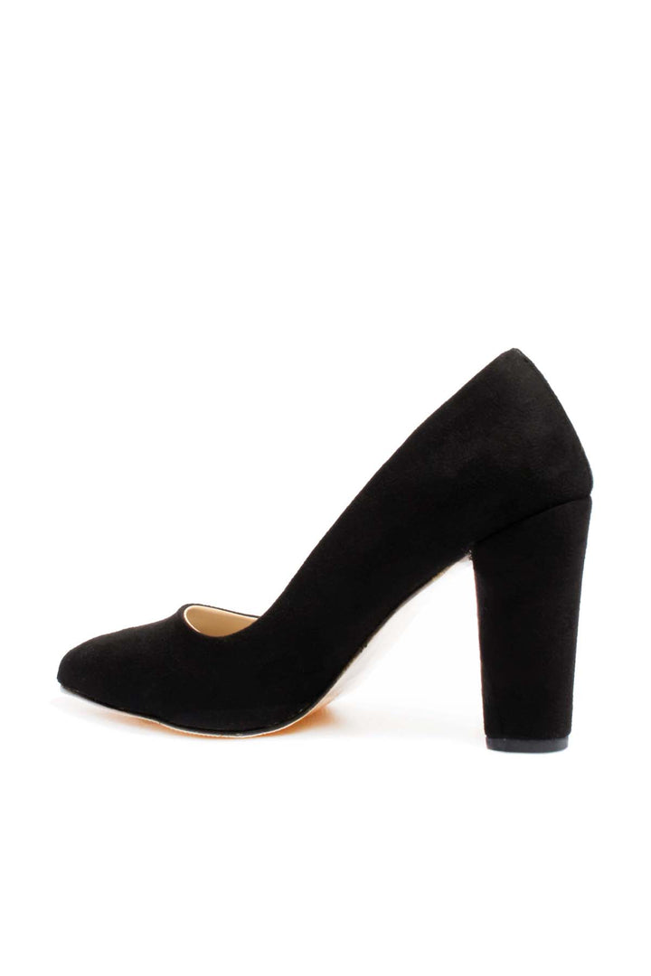 FST Woman High Heel Shoes 961ZA554 Black Suede - Vittoria