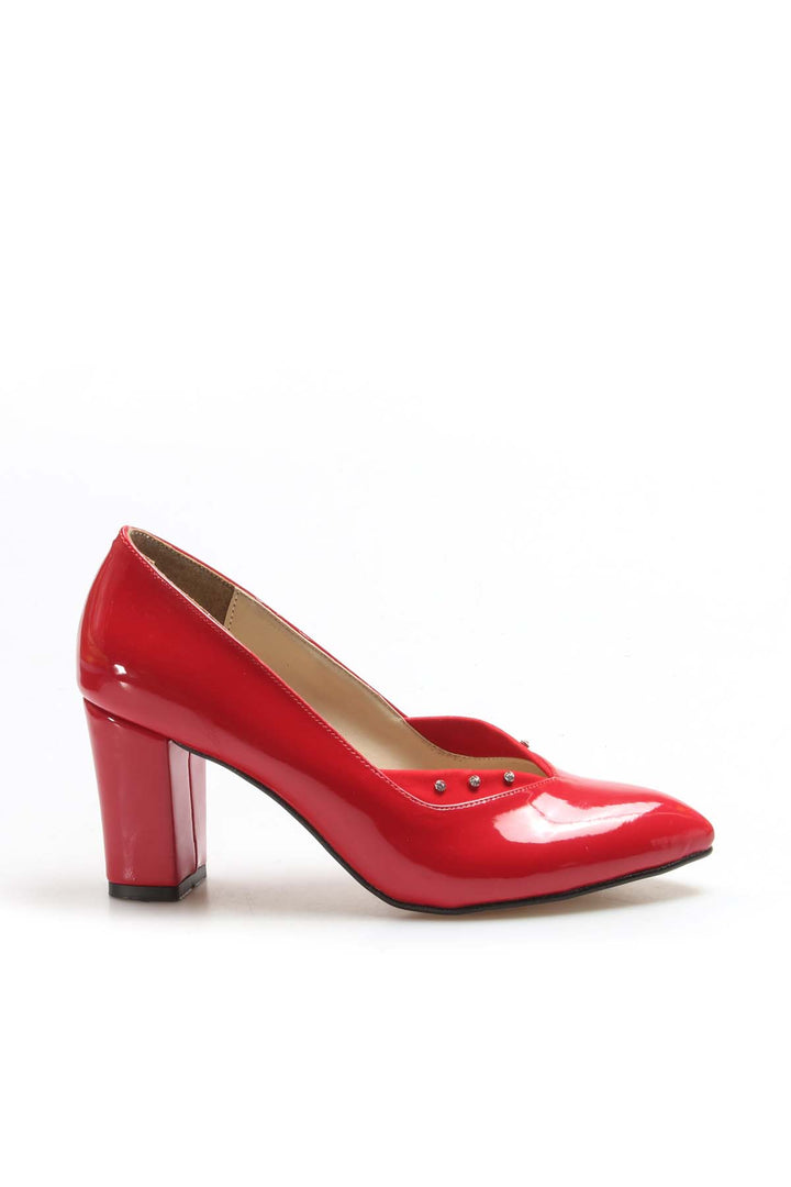 FST Woman High Heel Shoes 961ZA556 Red Patent - Valladolid