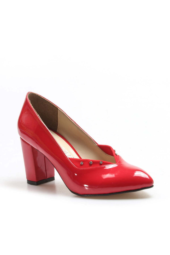 FST Woman High Heel Shoes 961ZA556 Red Patent - Valladolid