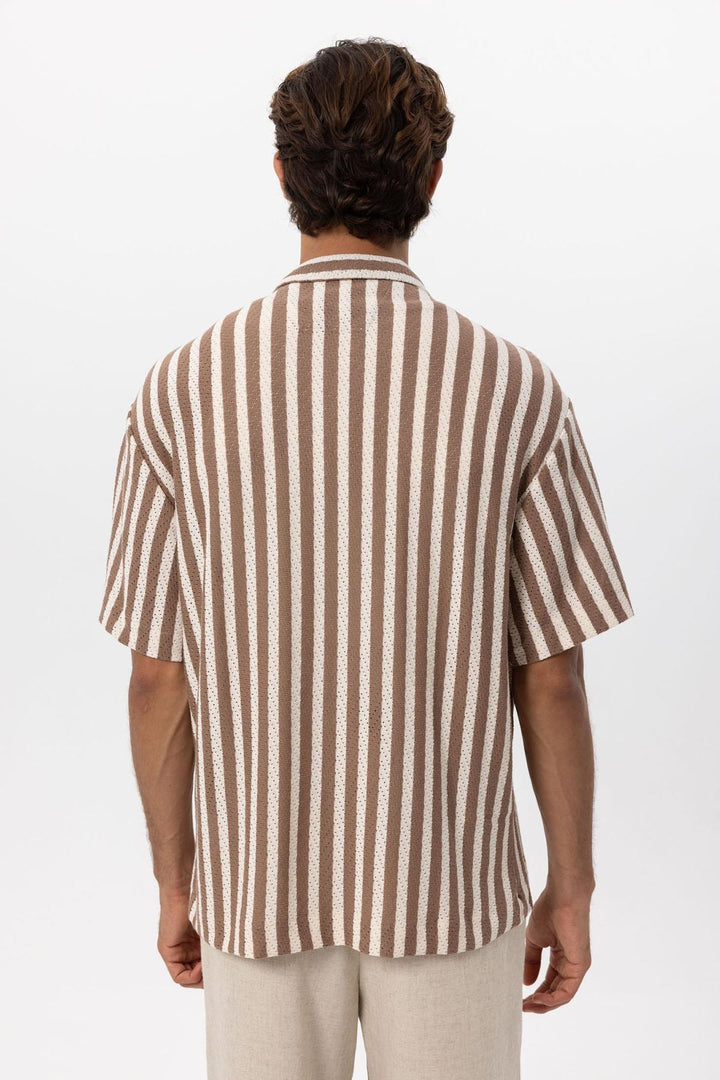 ANT Oversized Openwork Striped Men's Shirt - Winsford