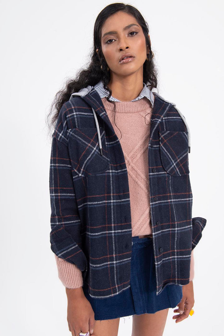 BSL Women Plaid -Plaid Prootmed Jacket - Нижний Хатт