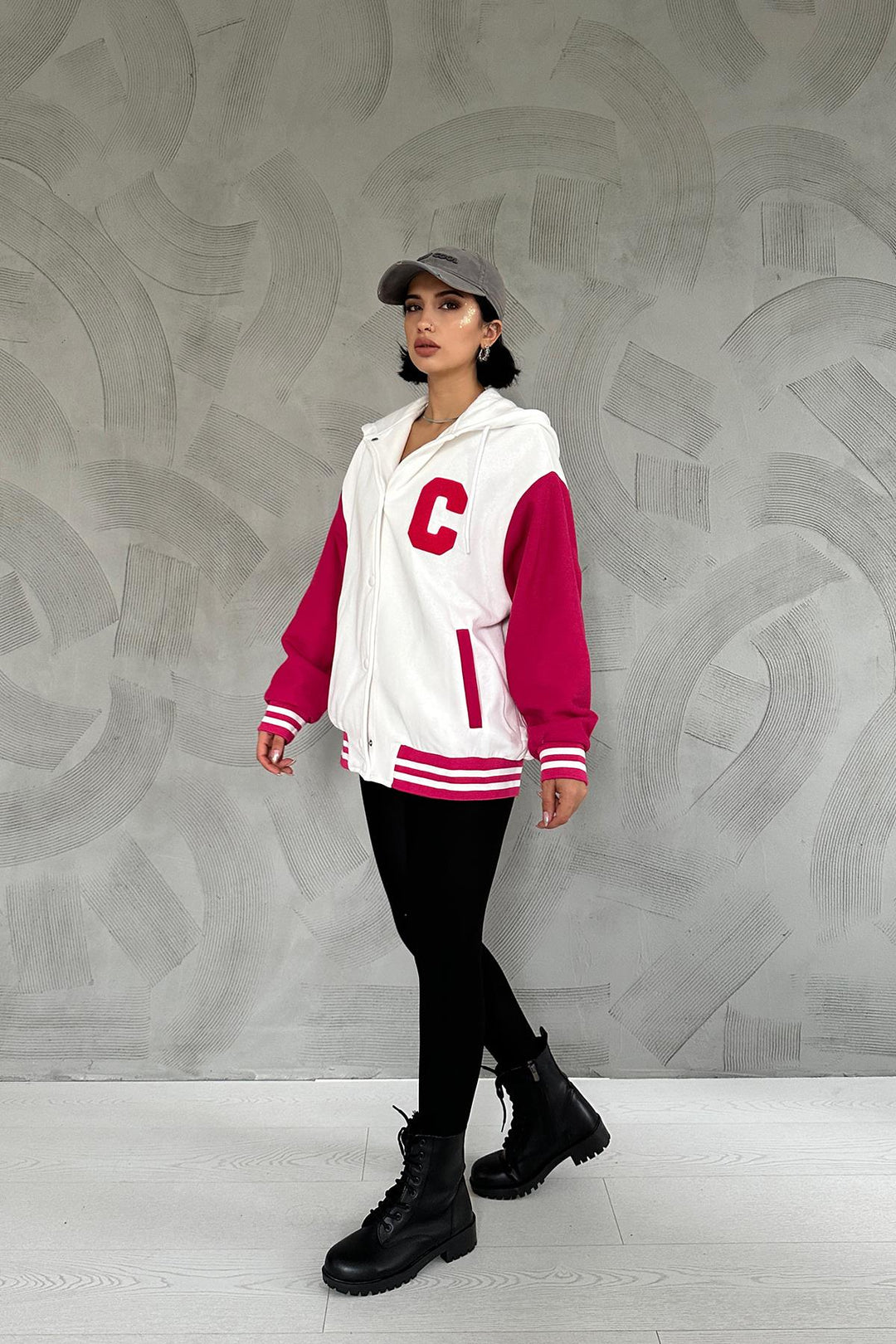 ELS Hooded College Coat - Ecru - Wollongong