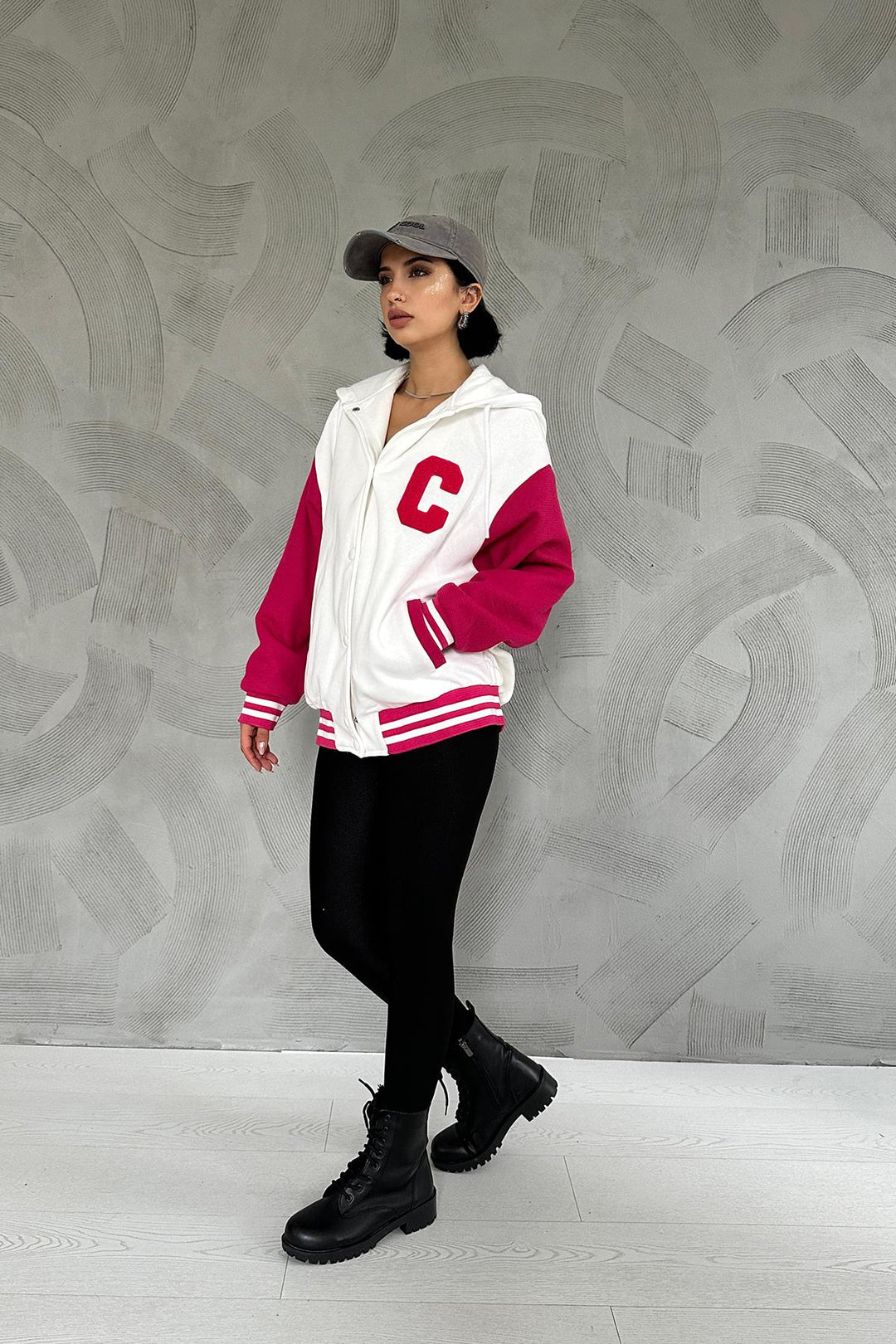 ELS Hooded College Coat - Ecru - Wollongong