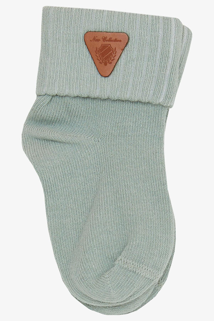 BRE Katamino Baby Boy Socks with Arm Pattern 08 Months, Mint Green - Mixquiahuala de Juarez