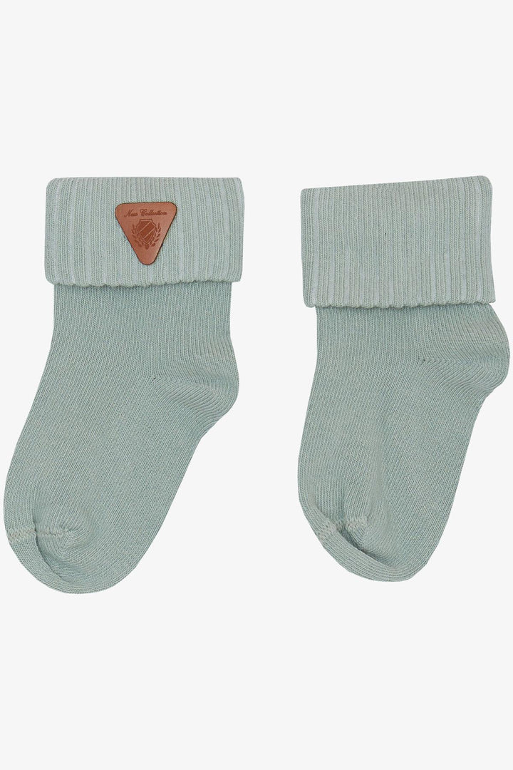 BRE Katamino Baby Boy Socks with Arm Pattern 08 Months, Mint Green - Mixquiahuala de Juarez