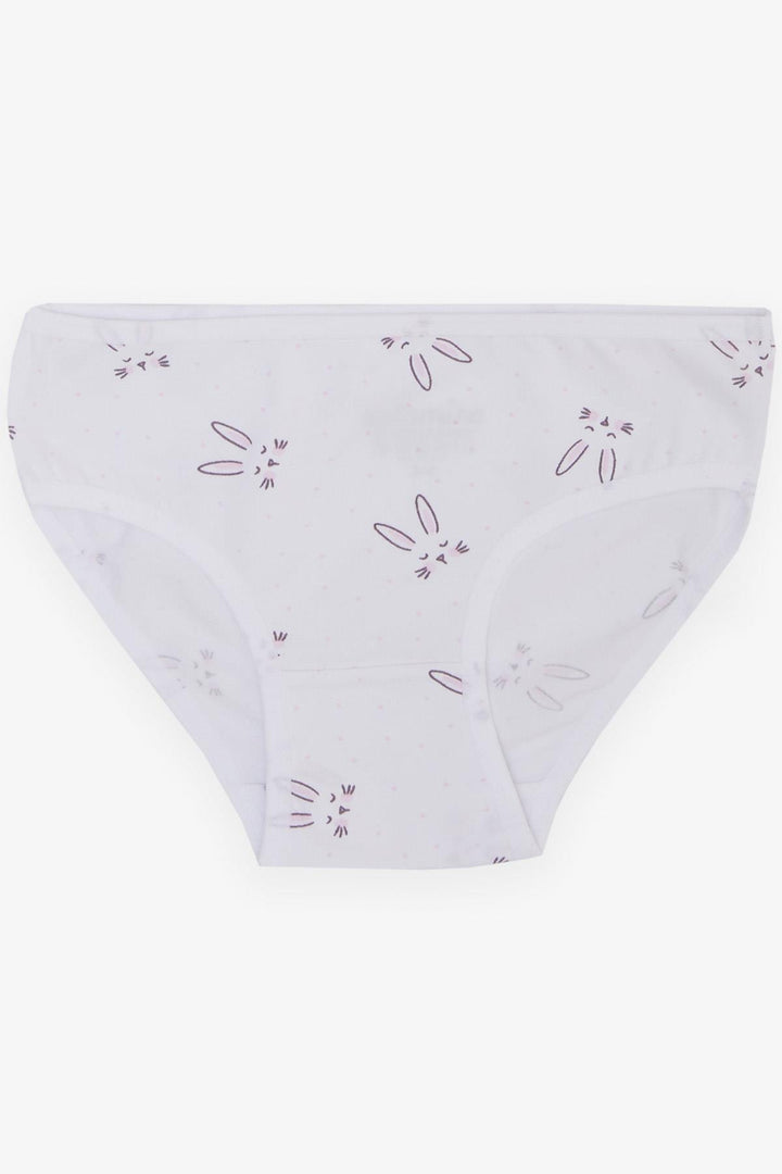 BRE Katamino Girl Child Tank Top & Panties Set Cute Bunny Printed 1-8 Years, White - Tamazunchale