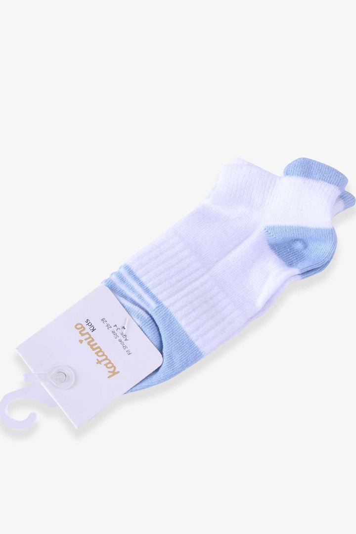 BRE Katamino Girl's Sporty Socks 1-234 Years, Light Blue - Antratsyt