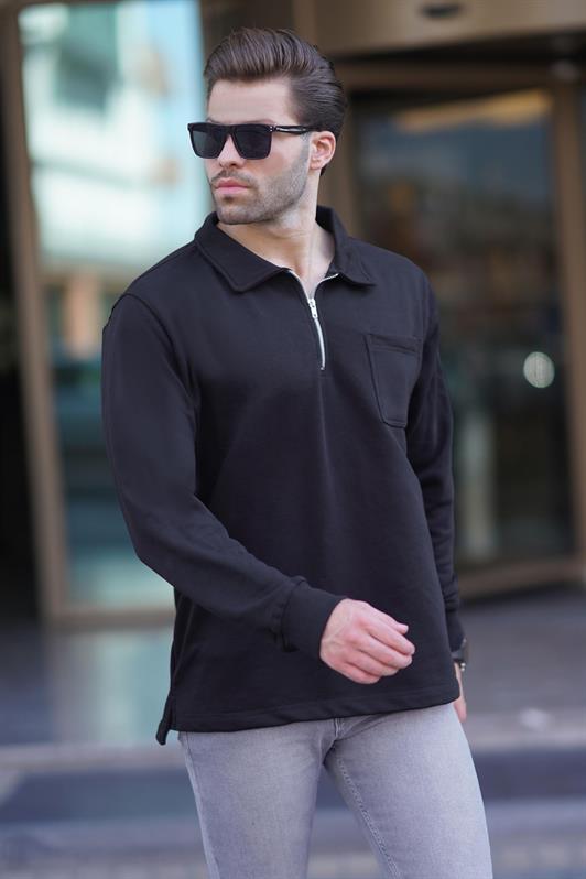 MDX Black Polo воротник на молнии