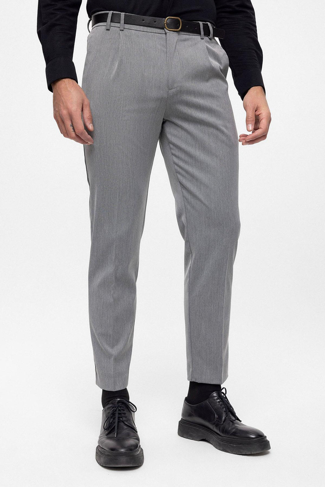 ANT Belted High Waist Men's Trousers - Alytus