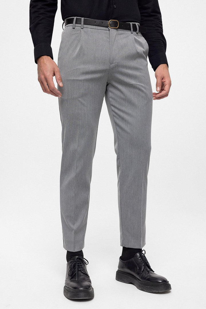 ANT Belted High Waist Men's Trousers - Alytus