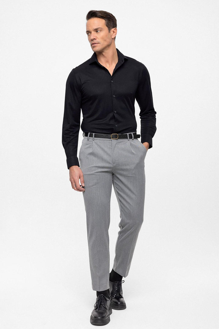 ANT Belted High Waist Men's Trousers - Alytus