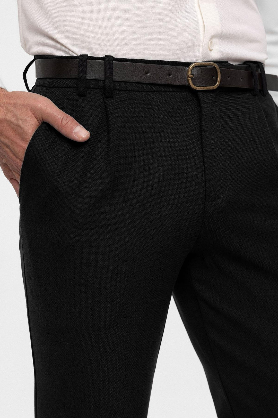 ANT Belted High Waist Men's Trousers - Fayetteville