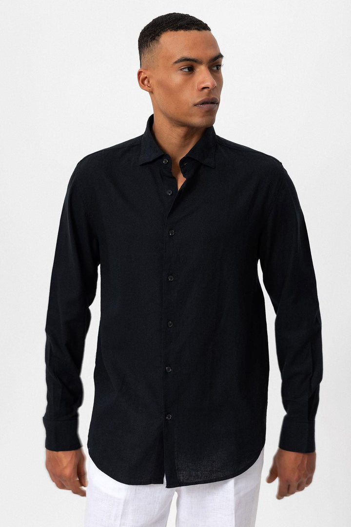 ANT Linen Blend Men's Shirt - Medicine Hat