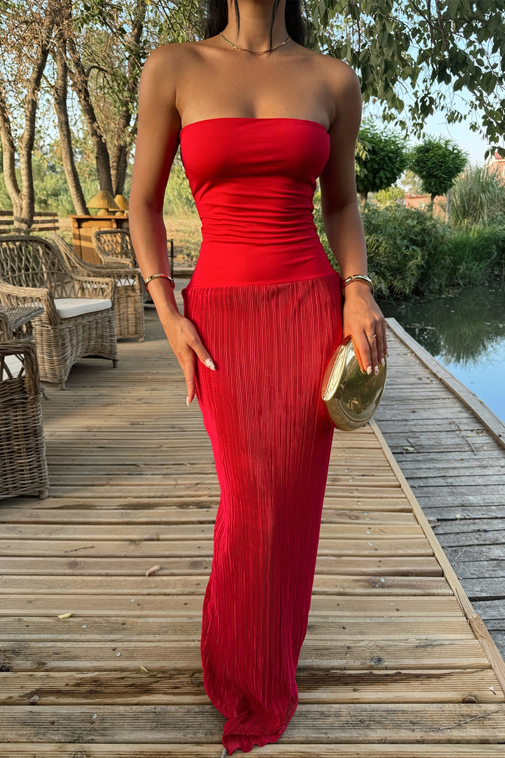 EYY Women Red Maxi Dress - McKinney