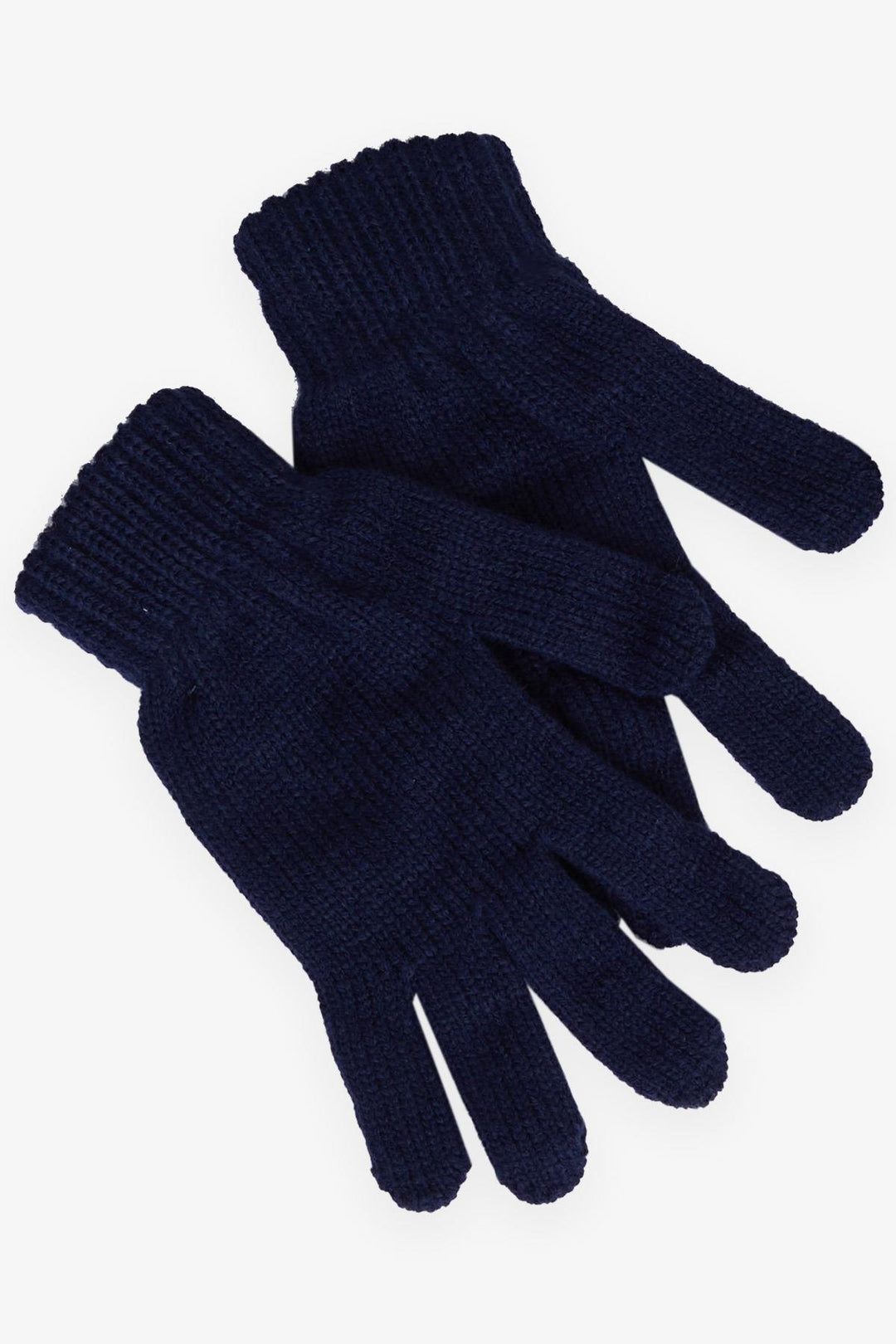 BRE Boys' Scarf Hat Set 3 Piece Pom Pom Embroidered 4-8 Years, Navy Blue - North Bethesda