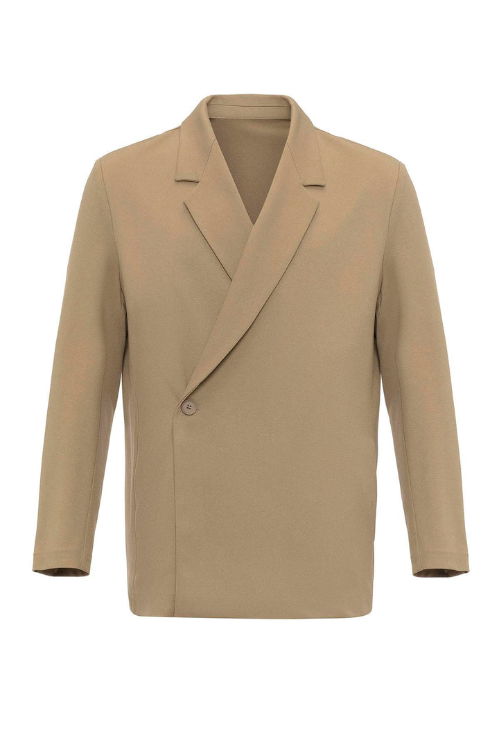 ANT Double Breasted Closure Hidden Pocket Men's Blazer Jacket - Krefeld