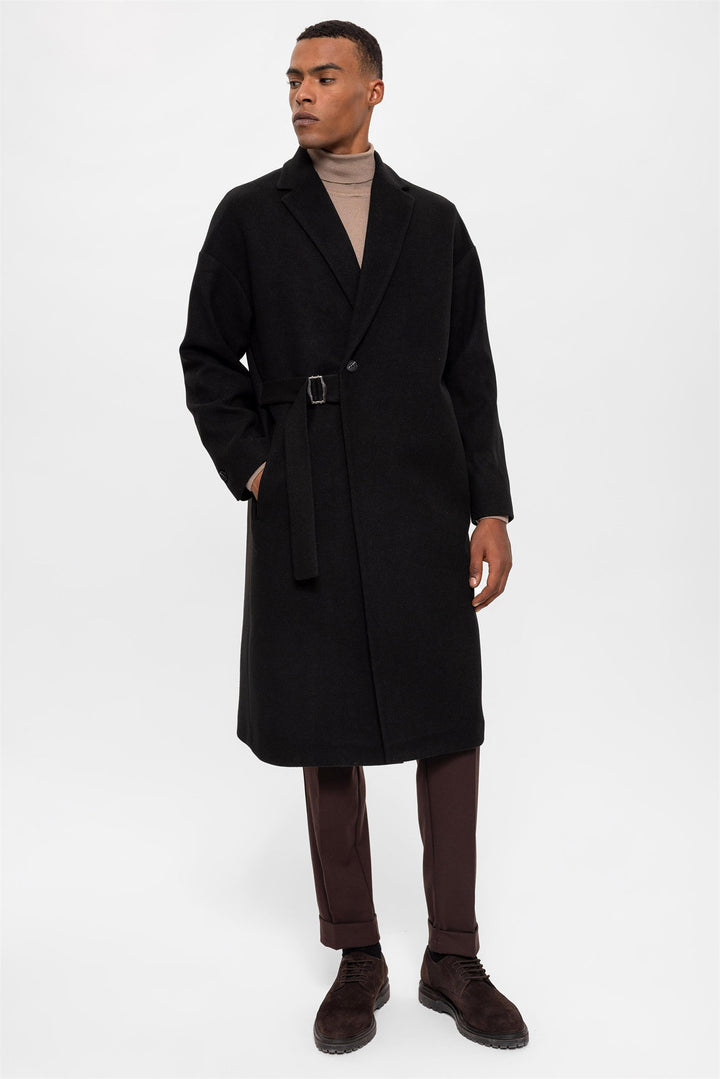 ANT Belted Oversize Men's Coat - Manzanillo