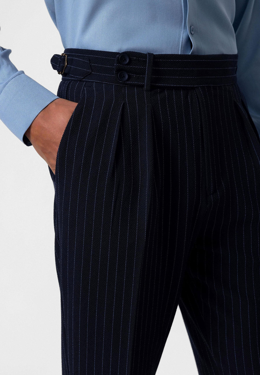 ANT High Waist Striped Men's Pants - Pikesville