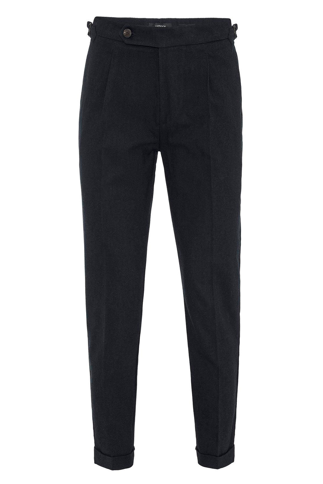 ANT High Waist Pleated Double Leg Men's Trousers - Riga