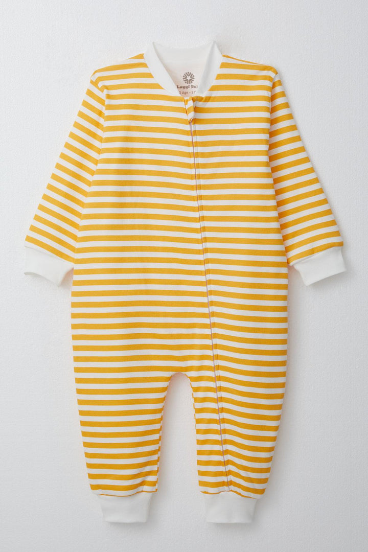 BRE Luggi Baby Boy's Striped Sleepsuit 1-6 Years, Yellow - Owensboro