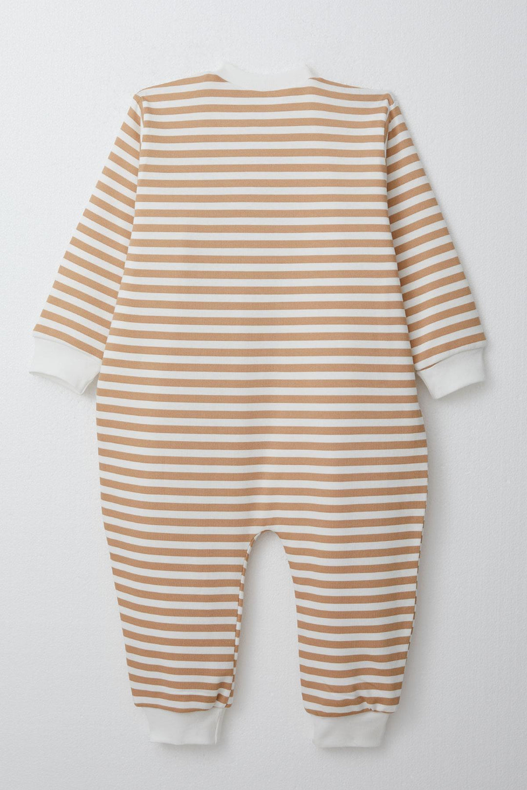 BRE Luggi Baby Boy's Striped Sleepsuit 1-6 Years, Light Brown - Yasynuvata