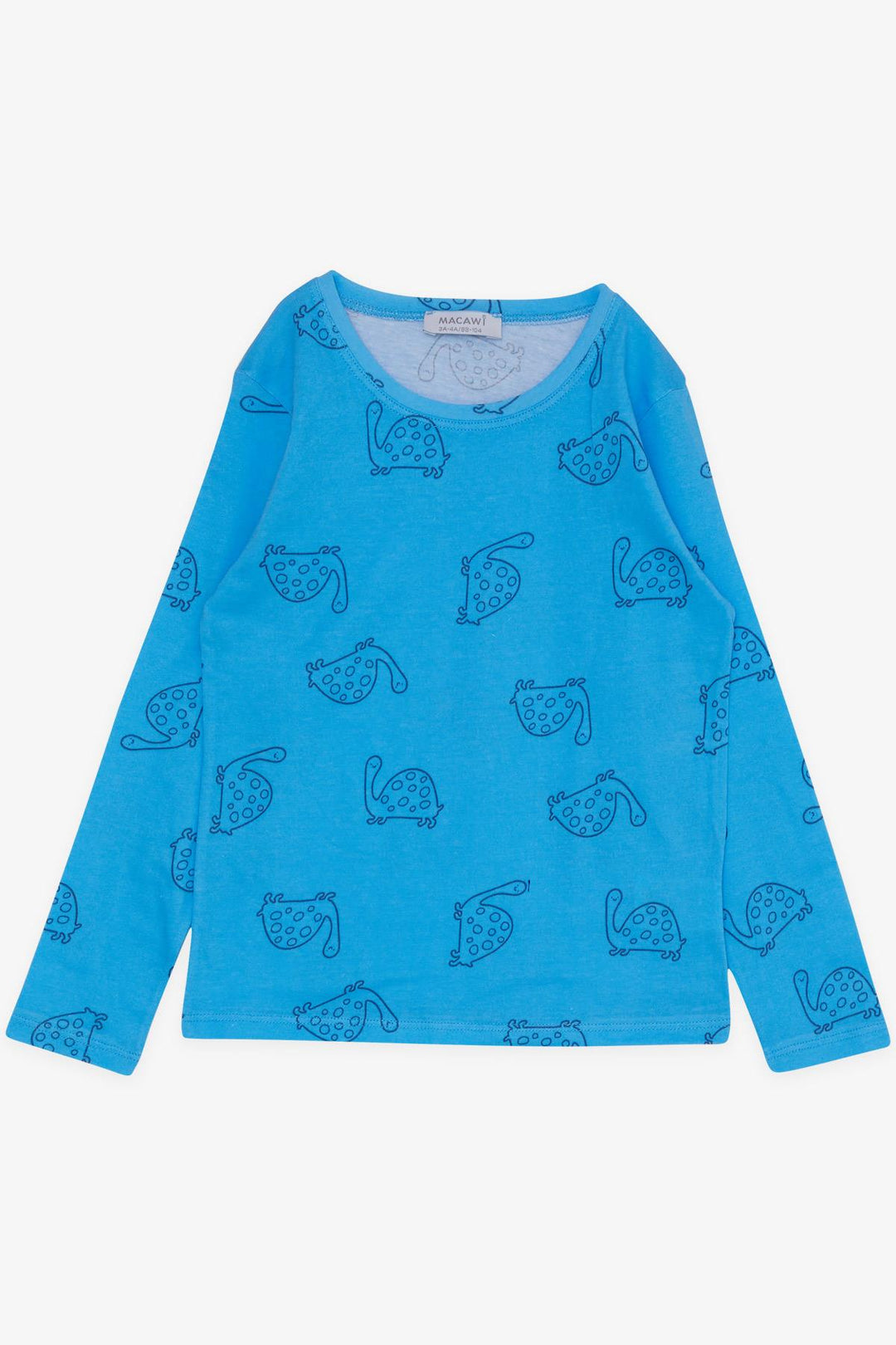 BRE Macaw Boy's Pajama Set Turtle Patterned 1.5-5 Years, Blue - Loughborough